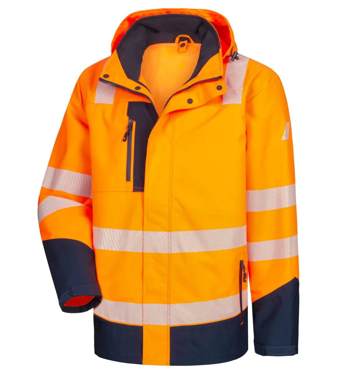 High Vis Orange/Marineblau