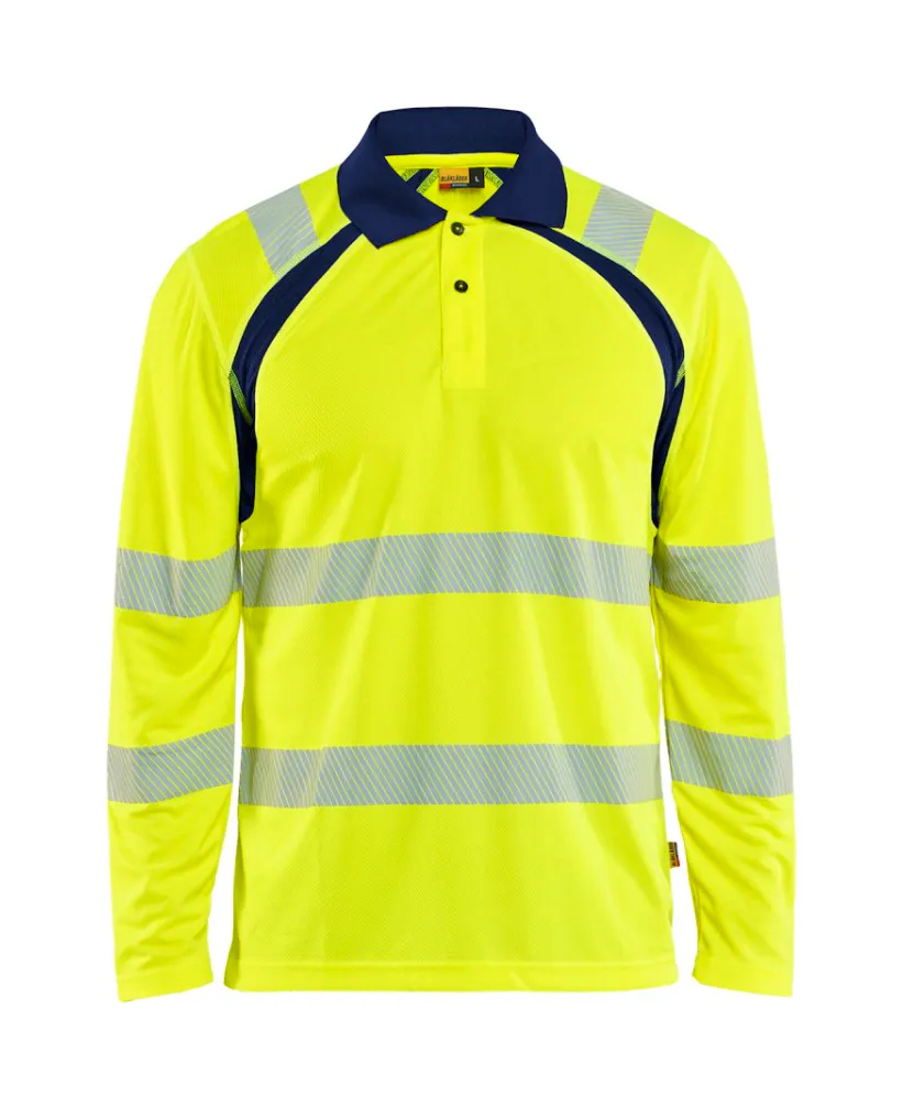 High Vis Gelb/Marineblau