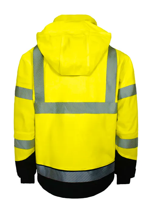 Lyngsoe 4WS-5057 Veste shell stretch 4 directions haute visibilité imperméable coupe-vent