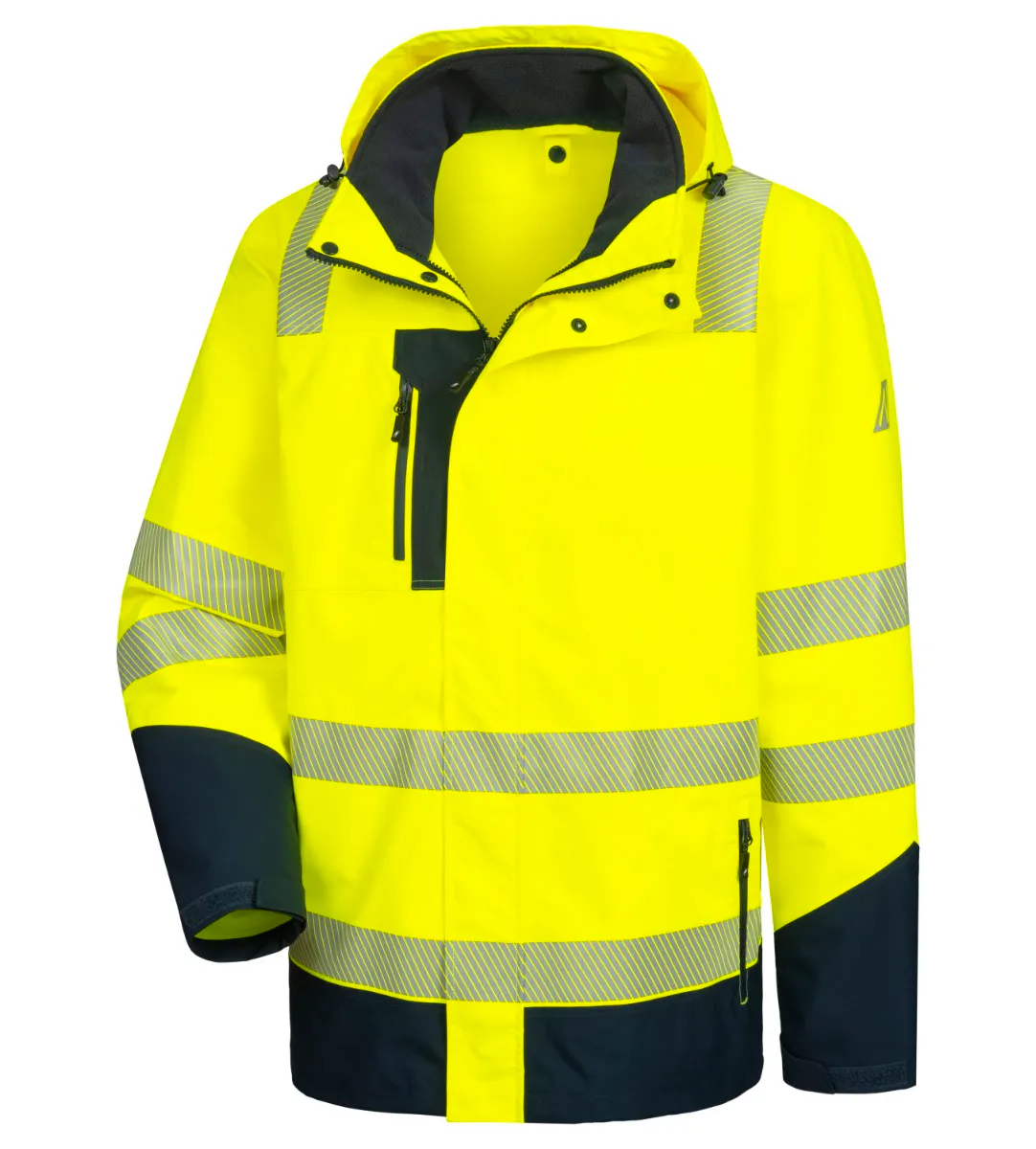 High Vis Gelb/Marineblau