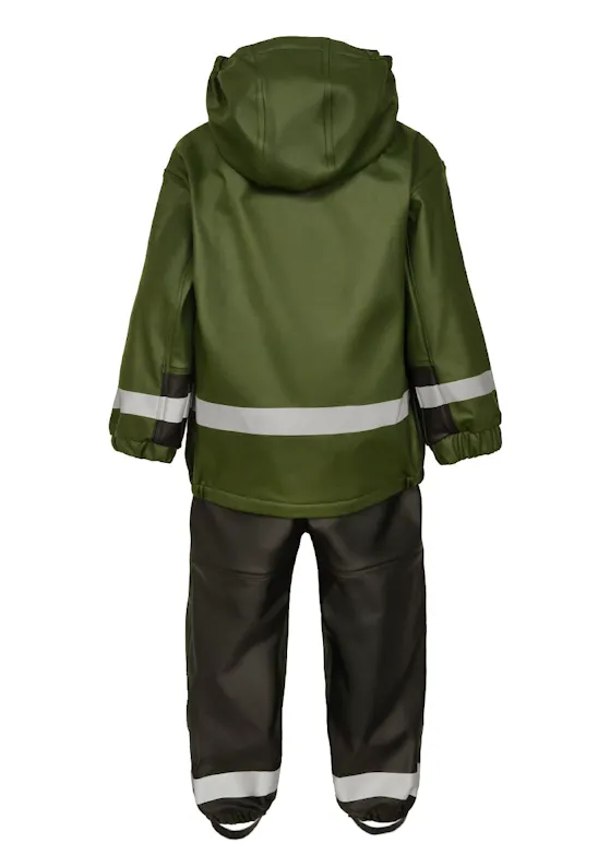 Lyngsoe F1552-KID Regenset: wasserdicht, winddicht, reflektierend
