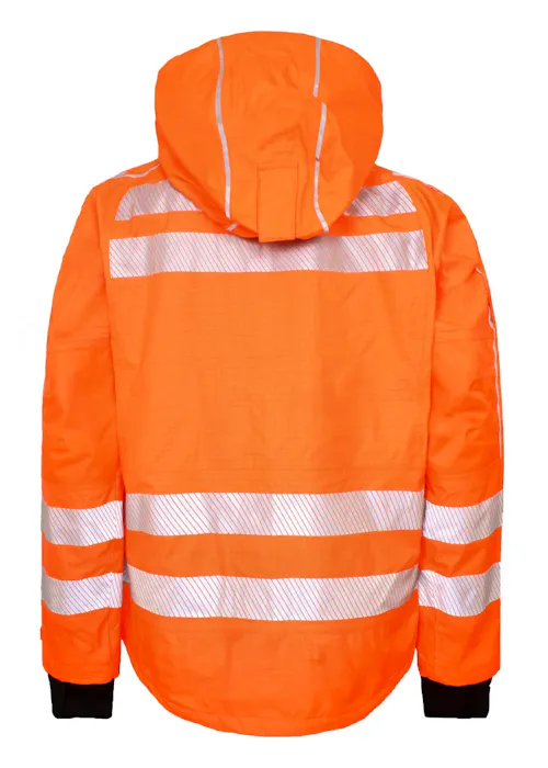 Lyngsoe veste Multinorm haute visibilité en qualité épaisse résistante à la déchirure ARC-LR18055 Brandvertragend