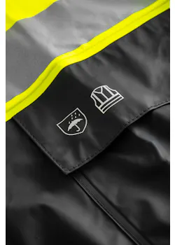 Lyngsoe LR37 veste de pluie haute visibilité imperméable coupe-vent thumbnail (vignette)