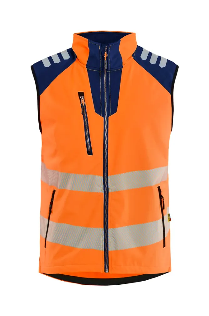 High Vis Orange/Marineblau