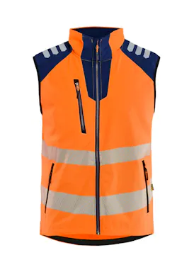 Blaklader 3091 Bodywarmer Softshell High Vis Winddicht Waterdicht Stretch
