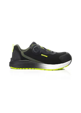 Elten Leevi XXNF BOA® Black - Limettengrün Low-ESD S3S Sicherheitsschuh