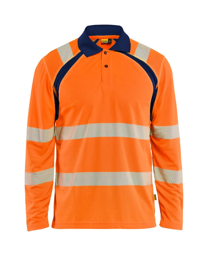 High Vis Orange/Marineblau