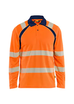 Blaklader 3598 Poloshirt Lange Mouwen High Vis UV-Bescherming miniatuur