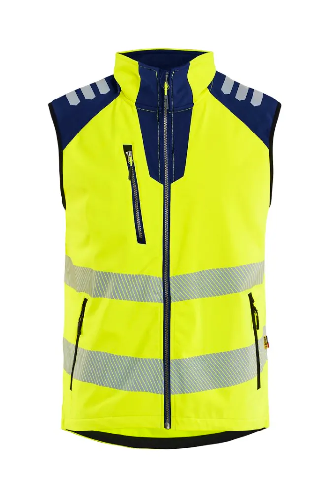 High Vis Gelb/Marineblau