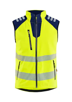 Blaklader 3091 Bodywarmer Softshell High Vis Winddicht Waterdicht Stretch