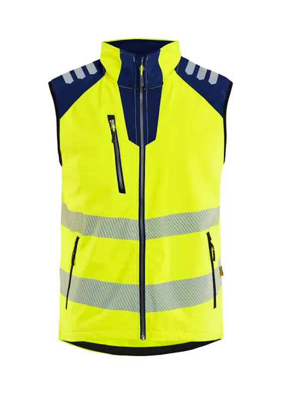 Blaklader 3091 Weste Softshell, Hi-Vis, wind- und wasserdicht, stretch