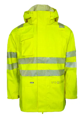 Lyngsoe Women's Multinorm Hi-Vis Jacket in Heavy Tear-Resistant Quality ARC-LR19055-WOMAN Brandvertragend
