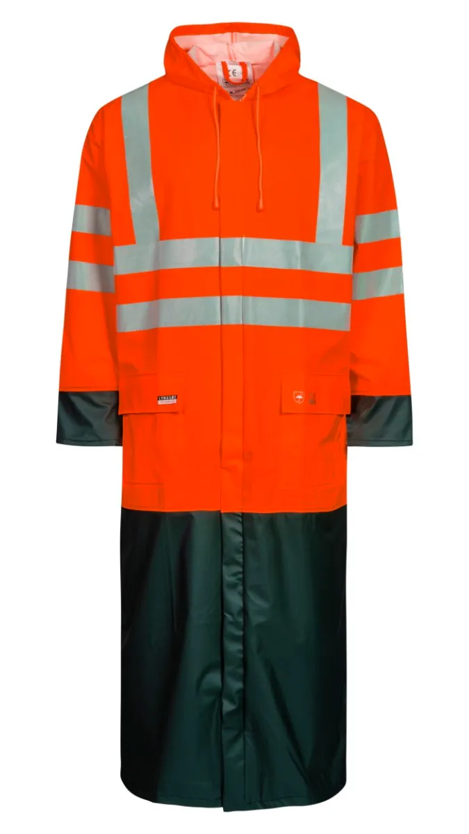 High Vis Orange/Marineblau