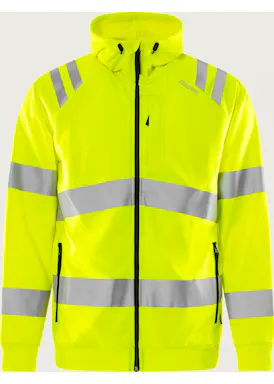 Fristads 301878 High-Vis-Sweatjacke mit Kapuze, Klasse 3, 7865 GPSW