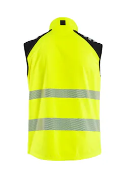 Blaklader 3091 Bodywarmer Softshell High Vis Winddicht Waterdicht Stretch miniatuur