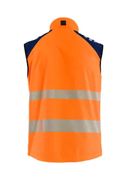 Blaklader 3091 Bodywarmer Softshell High Vis Winddicht Waterdicht Stretch miniatuur