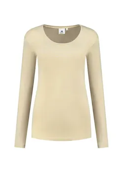 Lemon & Soda 1267 Longsleeve Body Fit Dames miniatuur