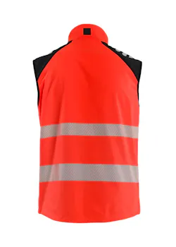 Blaklader 3091 Bodywarmer Softshell High Vis Winddicht Waterdicht Stretch miniatuur