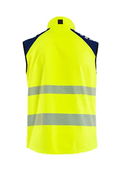 Blaklader 3091 Bodywarmer Softshell High Vis Winddicht Waterdicht Stretch miniatuur
