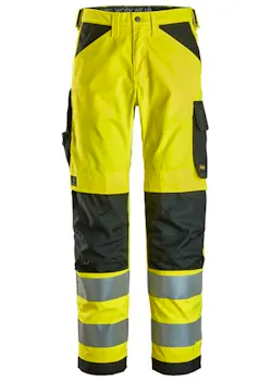 Snickers High-Vis Werkbroek Klasse 2 6338 miniatuur