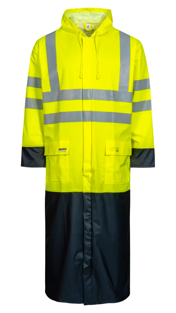 High Vis Gelb/Marineblau