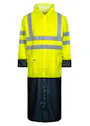 Lyngsoe Hi-Vis Rain Jacket in PU Quality, 100 cm Long LR8030 miniatuur