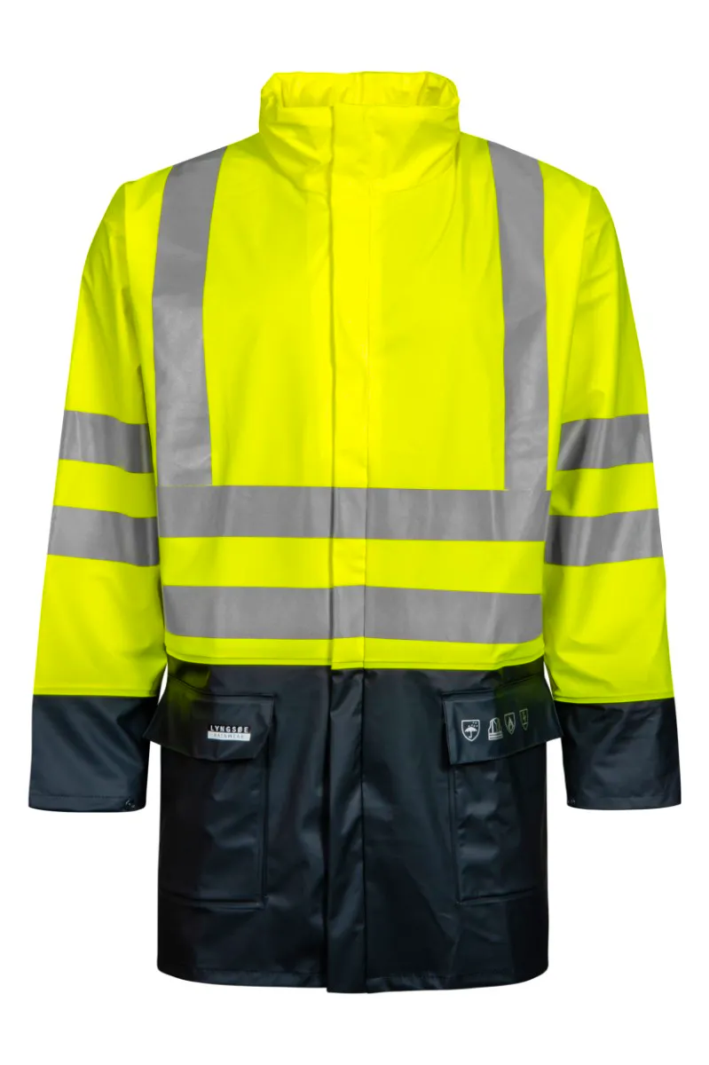 High Vis Gelb/Marineblau