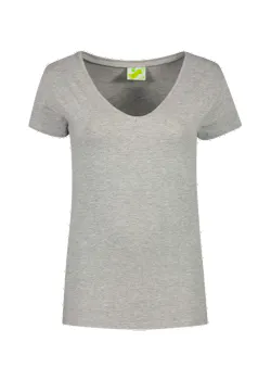 Lemon & Soda 1262 T-shirt Body Fit Dames miniatuur