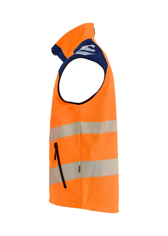 Blaklader 3091 Weste Softshell, Hi-Vis, wind- und wasserdicht, stretch