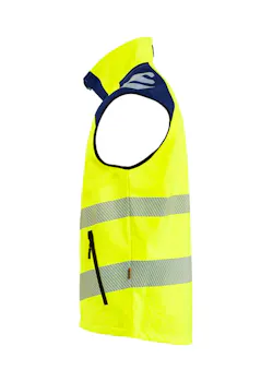 Blaklader 3091 Bodywarmer Softshell High Vis Winddicht Waterdicht Stretch miniatuur