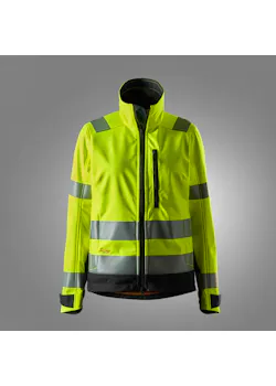 Snickers Workwear AllroundWork High-Vis Softshell Damesjack Klasse 2 -/3 1237 miniatuur