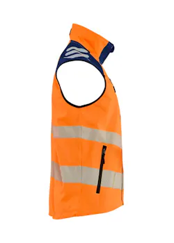 Blaklader 3091 Bodywarmer Softshell High Vis Winddicht Waterdicht Stretch miniatuur
