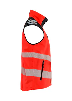 Blaklader 3091 Bodywarmer Softshell High Vis Winddicht Waterdicht Stretch miniatuur