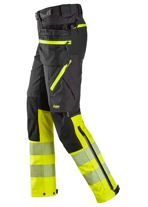 Snickers High-Vis Klasse 1 Werkbroek Met Afneembare Holsterzakken 6935