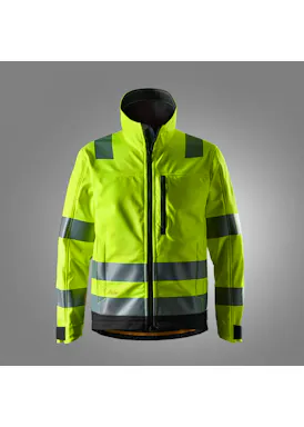 Snickers Workwear 1230 AllroundWork High- Vis Softshell Jack