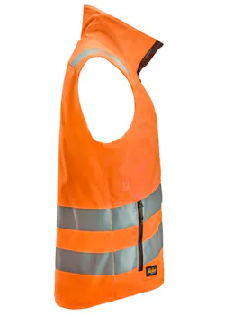 Snickers 4534 Vest Hi-Vis Klasse 1/2 Regular Fit miniatuur