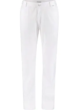 SHAE Care Heren Pantalon slim-fit James wit 25291A