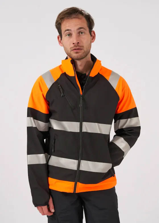 Jobman 5125 Hi-Vis Softshell Jacket