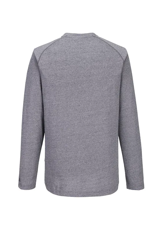 Portwest KA3 Henley T-Shirt KA370 L/S Regular Fit