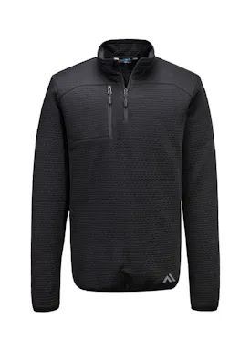 Portwest KX376 KX3 sportlich strukturiertes Sweatshirt mit 1/4-Reißverschluss Regular Street-Fit