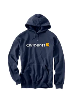 Carhartt Signature Logo 100074 Sweatshirt Hooded Comfort Fit Verwarmd miniatuur
