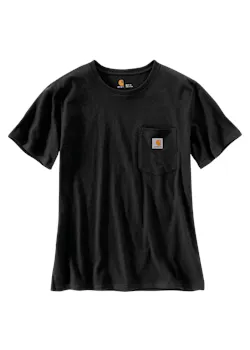 Carhartt Workw 103067 T-Shirt Pocket S/S Regular Fit Dames miniatuur