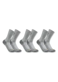 Carhartt Force Midweight Crew Sock 3 Pack SC4223M miniatuur