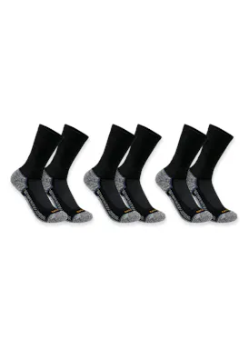 Carhartt Force Midweight Crew Sock 3 Pack SC4223M