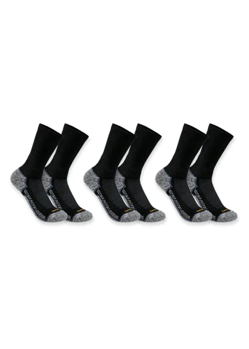 Carhartt Force Midweight Crew Sock 3 Pack SC4223M