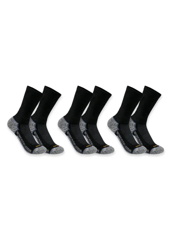 Carhartt Force Midweight Crew Sock 3 Pack SC4223M
