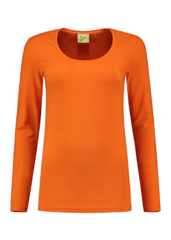 Lemon & Soda 1267 Longsleeve Body Fit Dames miniatuur