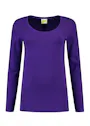 Lemon & Soda 1267 Longsleeve Body Fit Dames miniatuur