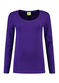 Lemon & Soda 1267 Longsleeve Body Fit Dames miniatuur