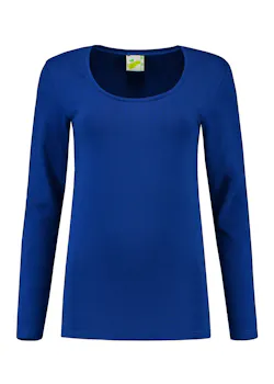 Lemon & Soda 1267 Longsleeve Body Fit Dames miniatuur